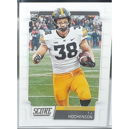 2019 Panini Score T.J. HOCKENSON (Iowa/Lions) Rookie Card #422