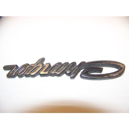 1972 DODGE CHARGER TRUNKLID EMBLEM OEM #3680687 SE RALLYE