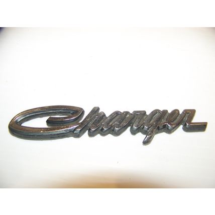 1972 DODGE CHARGER TRUNKLID EMBLEM OEM #3680687 SE RALLYE