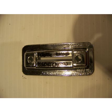 1968 1969 MOPAR FRONT SEAT BACK RELEASE LEVER ESTUCHEON TRIM OEM #2858967