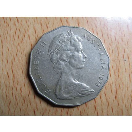 Australia 1978 50 Cents Coin