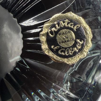 vintage CR. ALBRET France crystal PAUL REVERE paperweight Multifaceted Retro