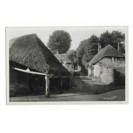 Cockington Forge And Village, Torquay, Devon, RP Postcard.