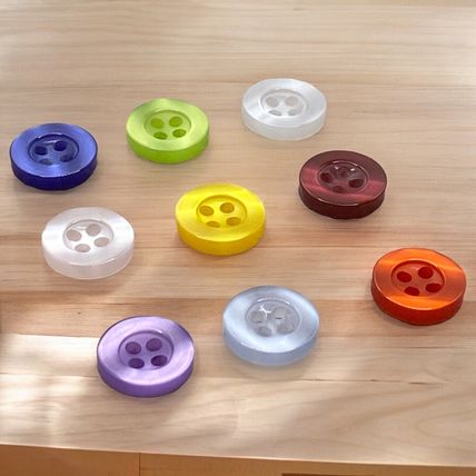 20Pcs 11mm Round Shirt Blouses Buttons Baby Cardigan Sewing Replace 4 Hole