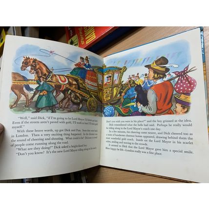 RARE* 1953 "DICK WHITTINGTON" HEIRLOOM LIBRARY ILLUSTRATED HARDBACK BOOK (P3)