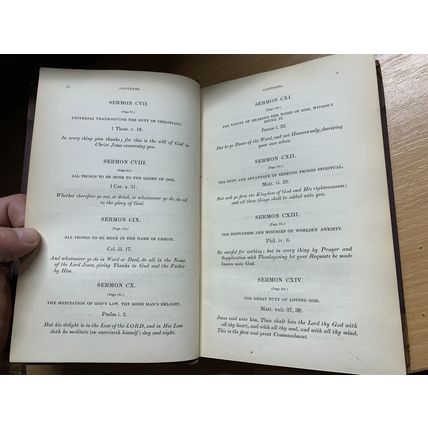 RARE* 1845 "THEOLOGICAL WORKS OF WILLIAM BEVERIDGE" VOL 5 ANTIQUE BOOK (P5)