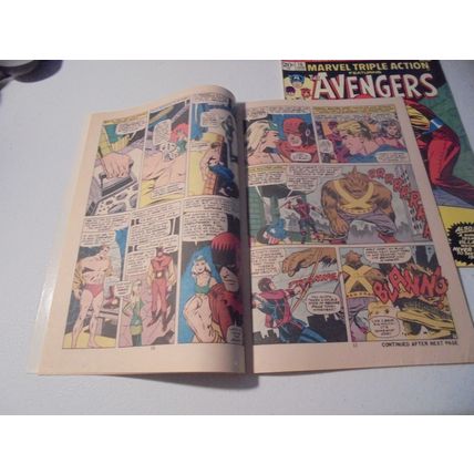 AVENGERS! MARVEL TRIPLE ACTION ISSUES 15 & 16, Marvel Comics, 1973-1974! $15.00