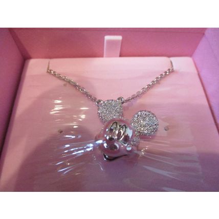 Swarovski Jewellery Disney Mickey Mouse pendant, White, Rhodium plated 5669 BNIB