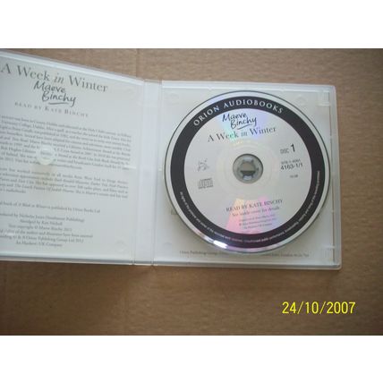 Maeve Binchy-A Week in Winter CD Audio book 6 CDs