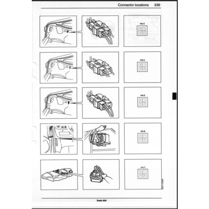 Saab 900 Electrical Wiring Diagrams Workshop Manual 1994 199527563 PDF