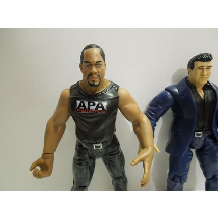 WWF WWE JAKKS Titan Tron Live Action Figures Lot - Faarooq APA, Steven Richards