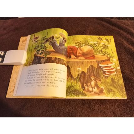 Little Golden Book Tommy's Camping Adventure By Gladys Saxon (B) Edition 1971