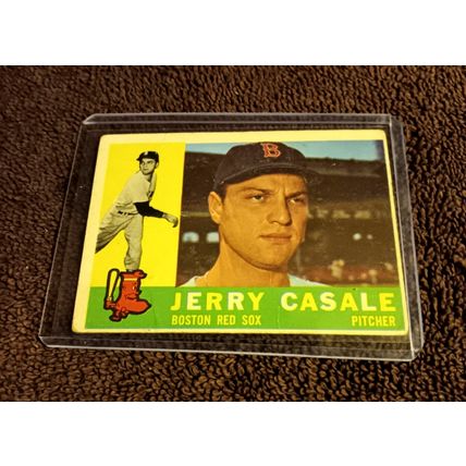 1960 Topps # 38 Jerry Casale Boston Red Sox Pitcher 2.5 Good+ Creases