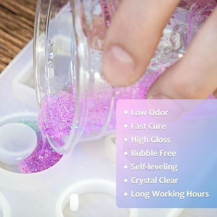 Epoxy Resin 2 Gallon - Crystal Clear Epoxy Resin Kit - Self-Leveling, High-Gloss