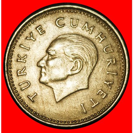 Ⰶ ATATURK (1923-1938): TURKEY ★ 2500 LIRAS 1991 ERROR! ★LOW START★NO RESERVE