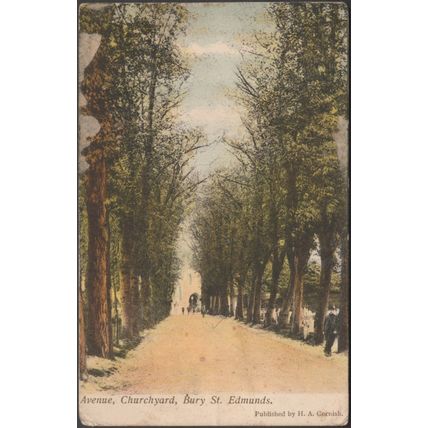 Avenue, Churchyard, Bury St Edmunds, Suffolk, 1910 - HA Cornish Postcard