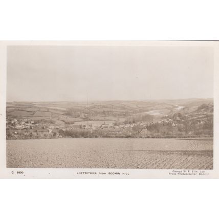 ED 161 LOSTWITHIEL FROM BODMIN HILL POSTCARD