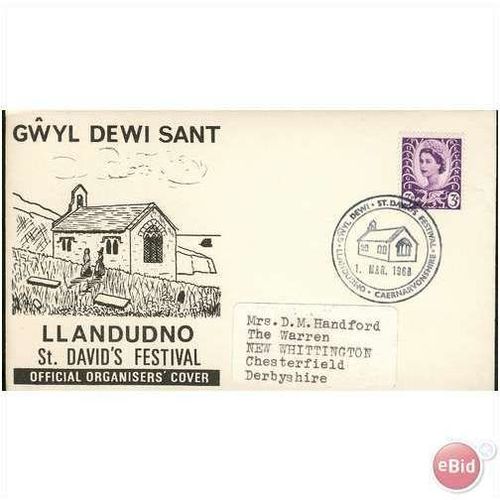 GB Cover 1968 - Llandudno St. David's Day Festival