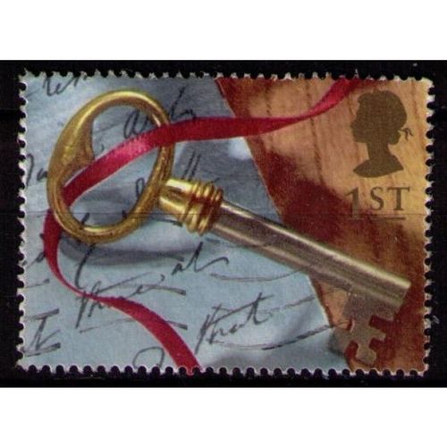 Great Britain 1992 Greetings Memories 1st Key Used SG 1594 Sc 1428 postage stamp