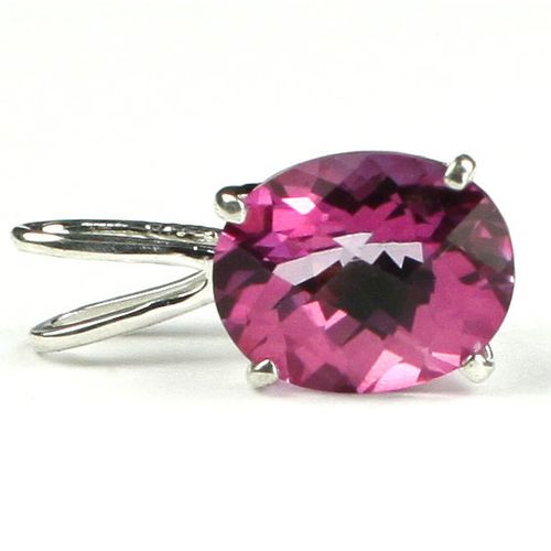 Pure Pink Topaz, 925 Sterling Silver Pendant, SP002