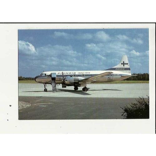 Aviation FINNAIR CONVAIR 340 Postcard by Editions P.I. (737)