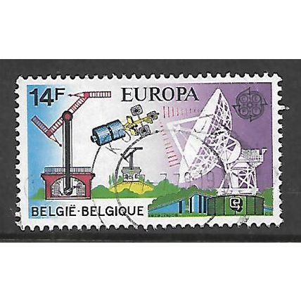 BELGIUM 1979 EUROPA 14F SATELLITE AND DISH AERIAL SG2558 FINE USED