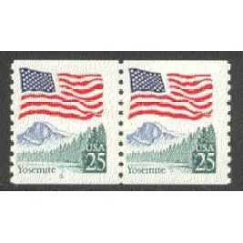 2280a 25c U.S. Flag Fine MNH CNP Left 5 P0176