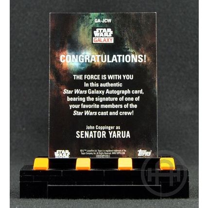 Topps Star Wars Galaxy 2018 – Autograph – John Coppinger