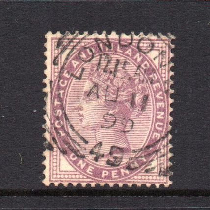 Victoria- 1881 - 1d Lilac (16 Dots) (sg172) Used (LONDON 1899 Postmark) #1