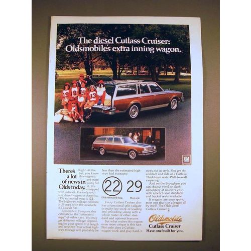 1979 Oldsmobile Diesel Cutlass Cruiser Wagon Ad!