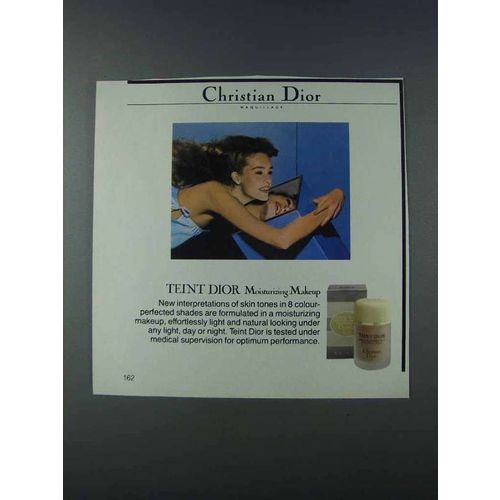 1981 Christian Dior Teint Dior Moisturizing Makeup Ad