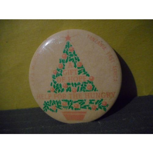 C.PP.S.Mission Projects Tanzania East Africa,Christmas Pinback