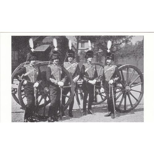 Officers Royal Horse Artillery Uniform Postcard (U13975) Reproduction