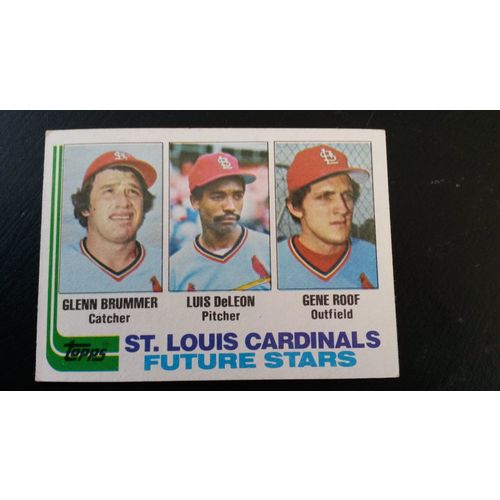 1982 Topps Card # 561 St Louis Cardinals Future Stars Very Good-Excellent (4)