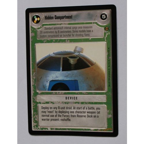 Star Wars CCG: Jabba's Palace Limited # Hidden Compartment (A) 1998 light