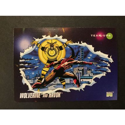 Marvel Universe Series III trading card #91 Team-Ups, excellent condition!