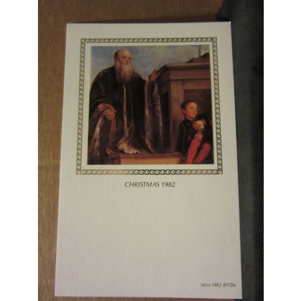 CHRISTMAS 1982.. unused postcard by Benham (a) =