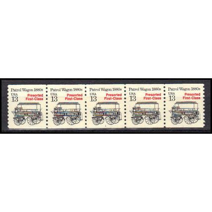 2258 13c Police Wagon Very Fine MNH Dry Gum PNC 1/5 X3121