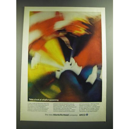 1969 ARCO Atlantic Richfield Company Ad - Take a look at what's happening