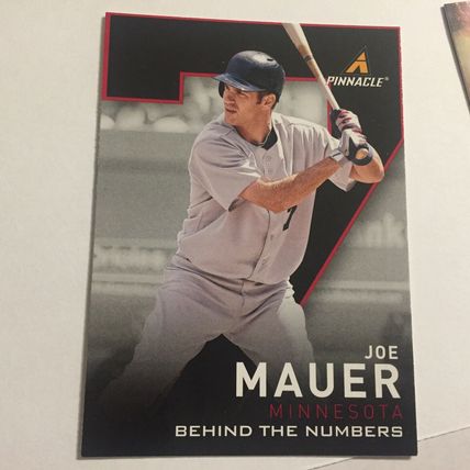 Mixed Minnesota Twins MVP Joe Mauer MLB Trading Cards