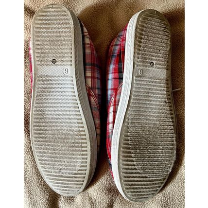 Deb plaid sneakers - have been worn