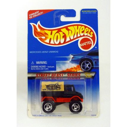 Hot Wheels Mercedes-Benz Unimog #557 Street Beast 1/4 Black Die-Cast Truck 1997