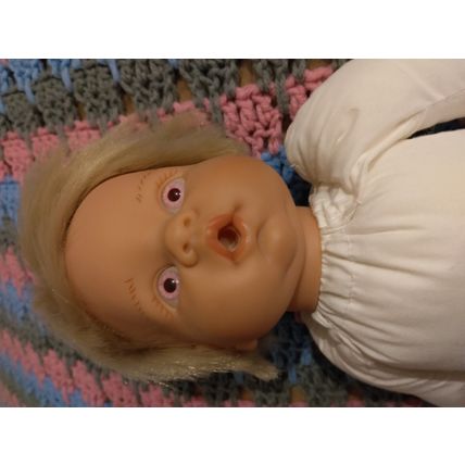 Vintage 2000 Original Lee Middleton Blonde Head Baby Doll Reva Schick Life Like
