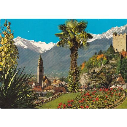 Merano Luogo di Cura Italy Postcard posted 1972 VGC