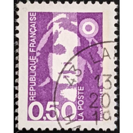 Stamp France SG2909 1990 0.50Fr Marianne Used