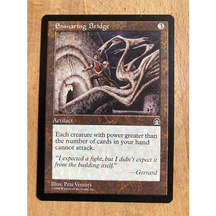 Magic the Gathering MTG CCG: Stronghold - Ensnaring Bridge (A) 1998 WotC