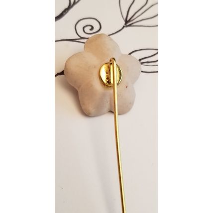 Vintage Pink Dogwood Stick Pin