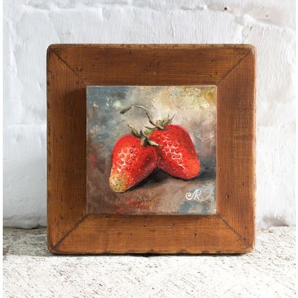 Still Life Fruits Oil Painting Berry Art