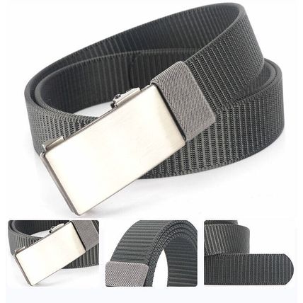 Automatic buckle belt men's versatile for casual outdoor fashion jeans