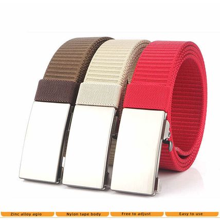 Automatic buckle belt men's versatile for casual outdoor fashion jeans